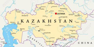 نقشه astana قزاقستان