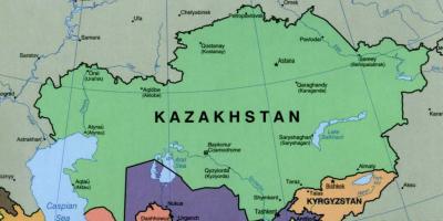نقشه almaty قزاقستان