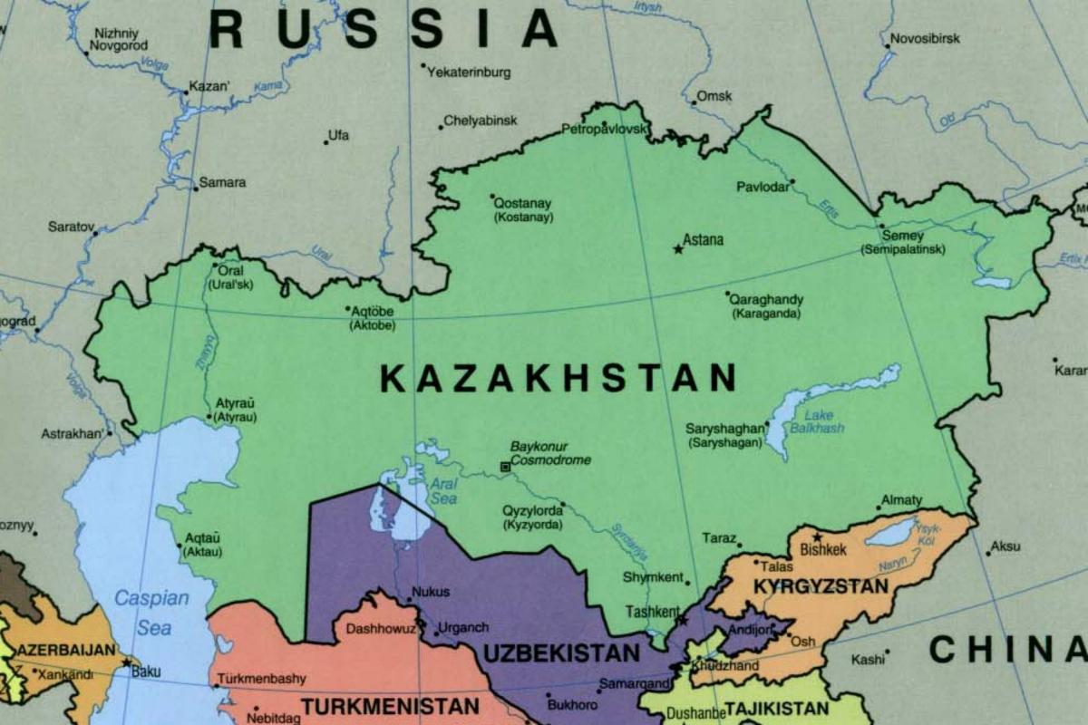 نقشه almaty قزاقستان